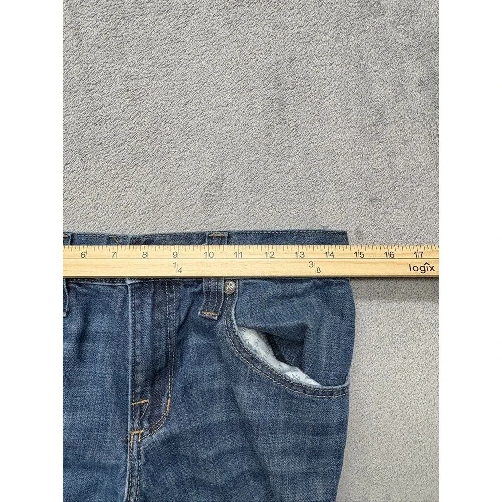 Rock & Republic‎ Straight Jeans Mens Blue Measured 29x31 Denim Embroidered